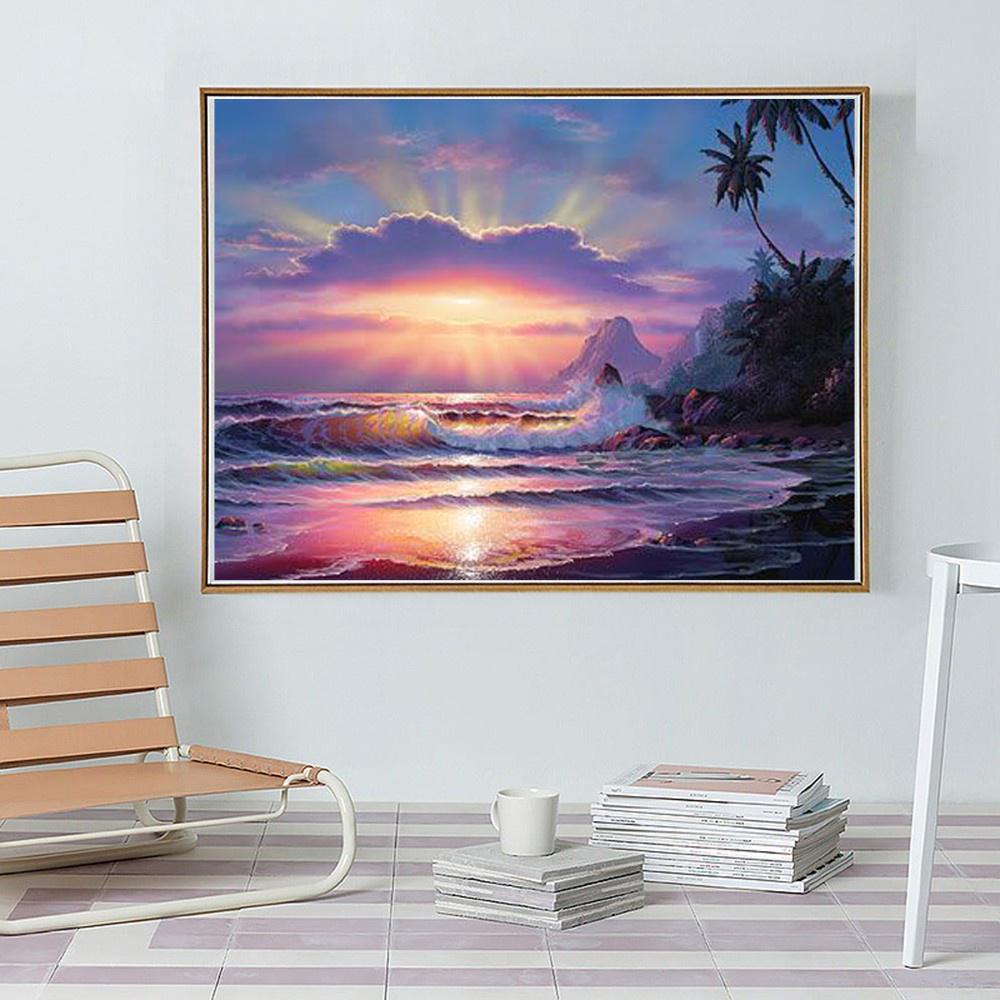 Dimond Painting Scenery Diamond Art Full Drill Cross Stitch Diamond Painting Full Drill Round