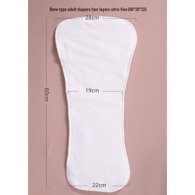 

Washable Bamboo Charcoal Bone-Shaped Adult Diapers for Elderly Incontinence 60*28*19*22 cm