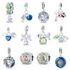 S925 Silver Handmade Tree of Life Sun World Peace Dove Charm Bracelet Bead Jewelry Accessory