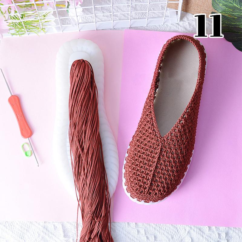 1 komplekts roku darinātas DIY kurpes