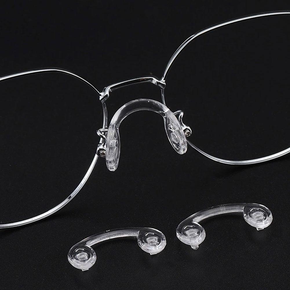 1/3/5Pcs Comfort Non Slip U Shaped Silicone Eyeglass Nose Pads Breathable Anti Skid Glasses Repair Kit For Sports & Daily Wear