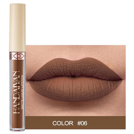 Long Lasting Non-stick 2.5ml Lipstick Matte Velvet 12 Colors Lip Gloss Liquid Lipstick Lip Glaze
