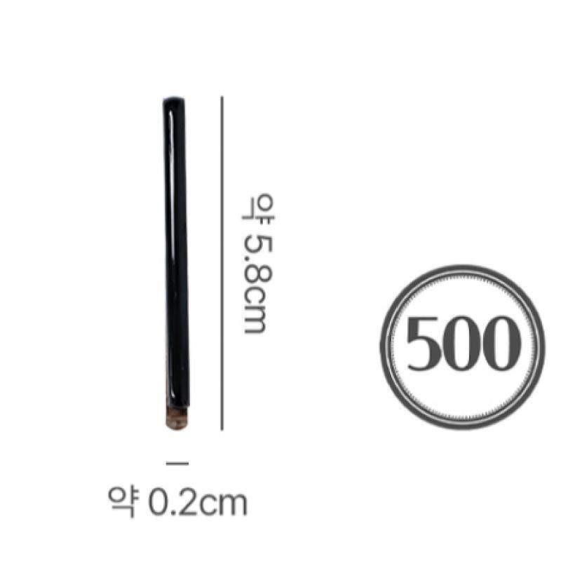 Daiso Indah Haarklammer Epoxy Runde Form 6er-Pack