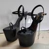 NEWWomen Gladiator Party Sandals Summer19cm 22cm Thin High Heels Platforms Shoes Peep Toe Buckle Big Size Pumps35-50