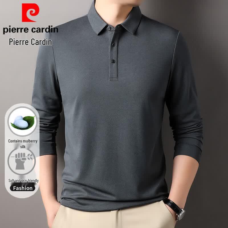 Pierre Cardin Men's Long Sleeve Polo Shirt