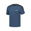 Nautical Moisture-Wicking Breathable Quick-Dry Casual Sports Crew Neck Short Sleeve T-Shirt Unisex Tops Navy-Blue P225U029-027D