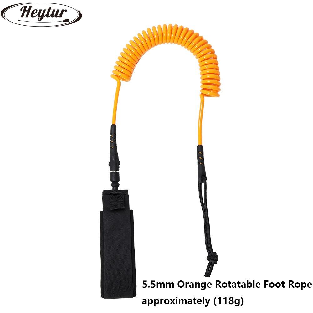TPU Elastic Sup Board Foot Leg Rope 5mm/5.5mm Surfboard SUP Foot Rope Climbing Accessories
