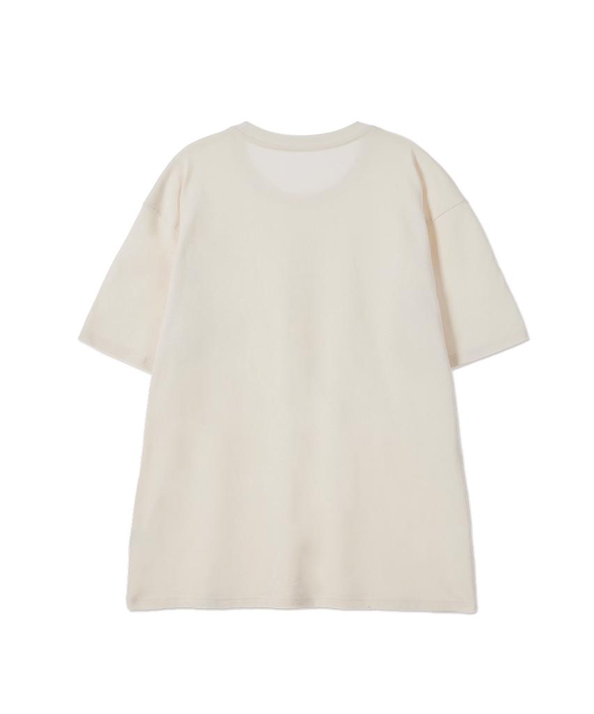 BY.L Vgp Graphic Logo Short Sleeve T-Shirt Cream