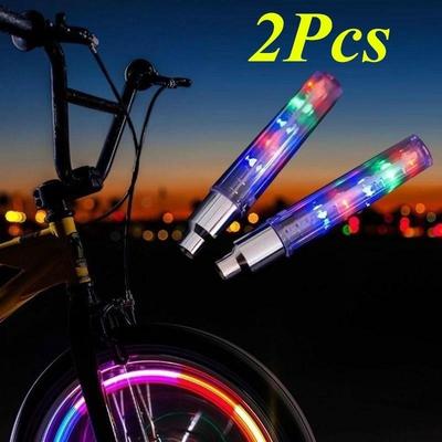 Mountainbike Weidenblattlichter Bunte Silikonlichter S-förmiges Wind- und Feuerrad Outdoor-Radfahren Warnlicht