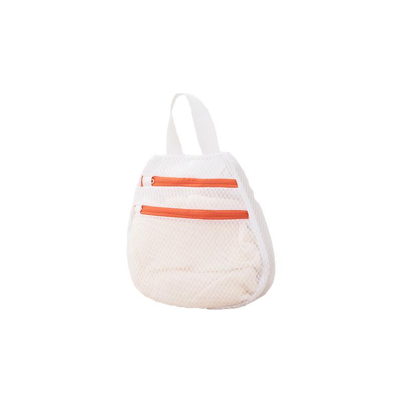 Mesh Laundry Bag Set,Double-Layer Zipper Coarse Mesh Sandwich Bra Bag,Can Hanging Bags Underwear Washing Machines Laundry Bag