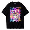 2025 Kpop Demon Hunters Saja Boys T-shirt Harajuku Women Girl Huntrix O-neck Summer Shirt Gift for Fans