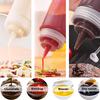 5Pcs 120-1000ml Plastic Sauce Squeeze Bottle Multipurpose Squirt Bottles Condiment Container For BBQ Oil Salad Dressing Kitchen