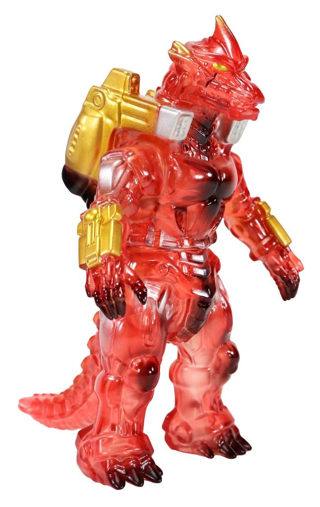 Character Contents Production Middle Size Series Godzilla EX Mechagodzilla Clear Red 120mm PVC Finished Soft Vinyl Figure (Ccp) [7th Edition] (2002)