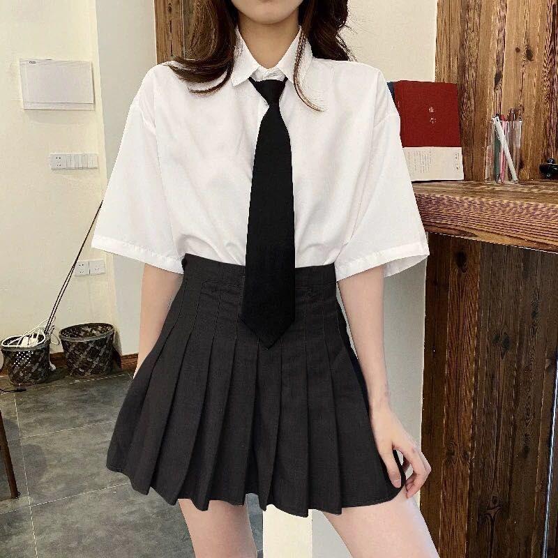 High-Waist Slim Woolen A-Line Skirt for Women - Pleated and Petite, Perfect for All Seasons 2023