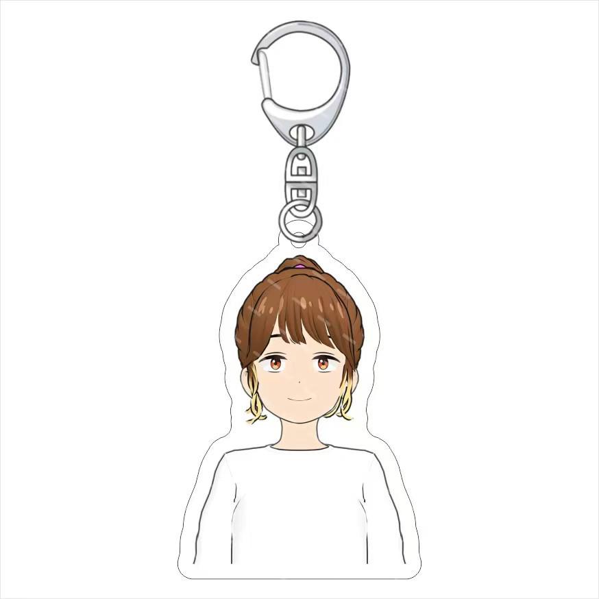 Hoppe-chan: Secret of the Sun Kingdom Black Hoppe Group Acrylic Keychain & Charm