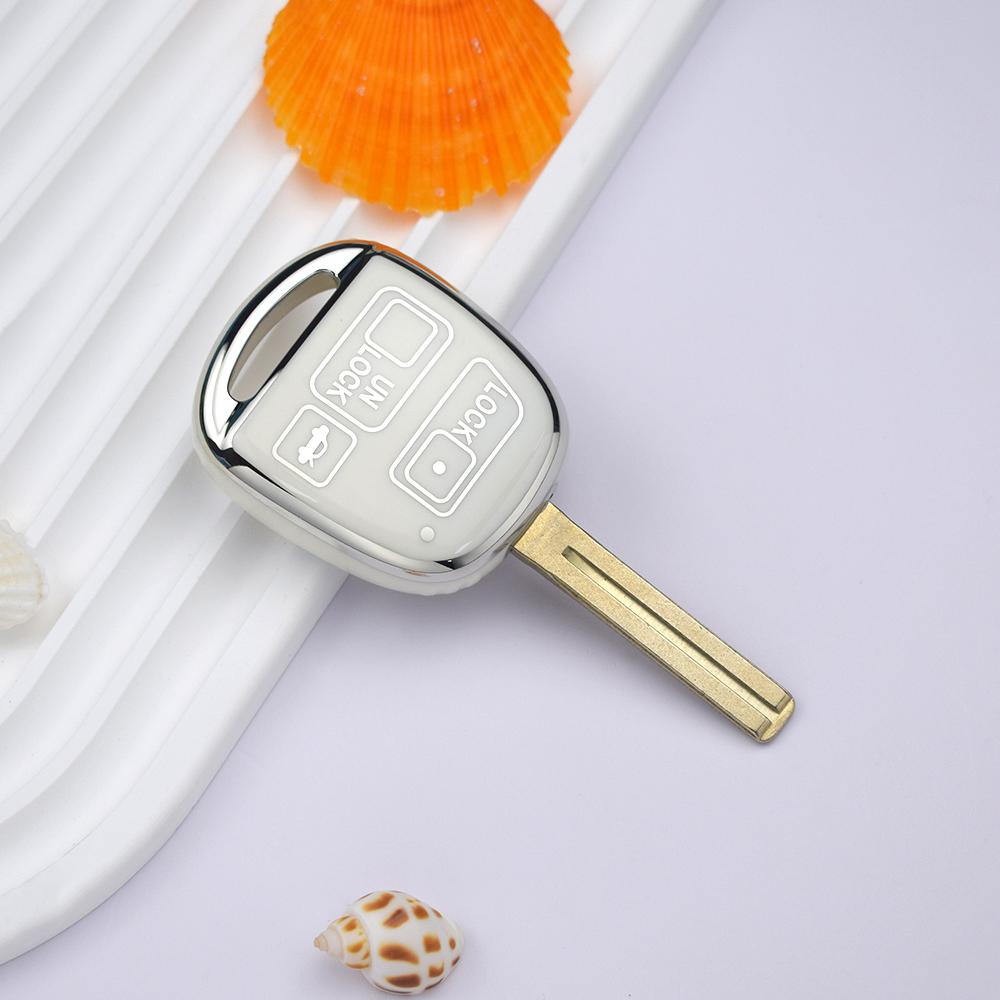 Tpu Car Key Case Cover Keychain For Toyota Land Crusier Fj Cruiser For Lexus Es Gs Ls Is Rx Sc Lx Rx400H Es330 Rx330 Gs300 Gs430