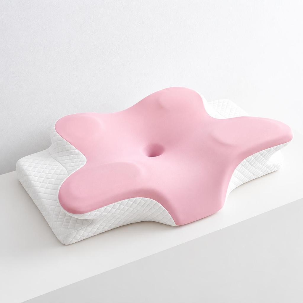 Ergonomisches Nackenkissen, Orthopädisches Bettkissen aus Memory-Schaum