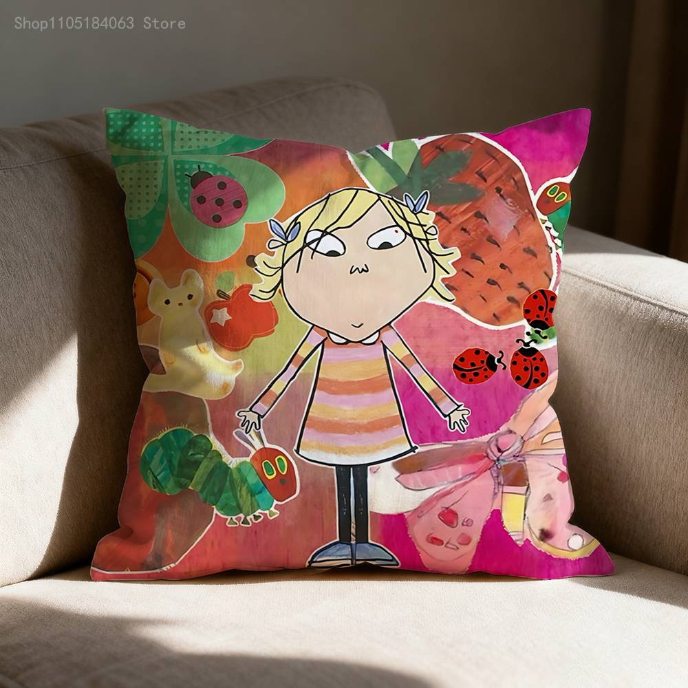 CCharlieS LLola Pillow Case For Sofa Decor Car Office Room Printing Cushion Cover Decorations and Protector