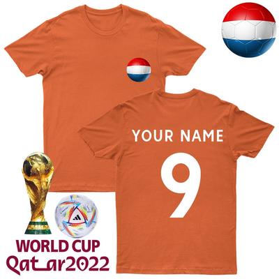 Maglietta da Calcio Olandese Maglia da Allenamento Calcio Top Sportivo