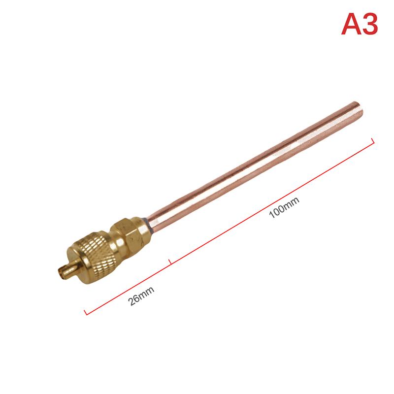 Refrigerator Check Valve Air Conditioning Refrigeration Fluoride Nozzle Add Liquid Nozzle Quick Connector Chiller Copper Needle