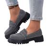 Women's Plus Size Loafers with Subtle - Casual - Shoes for Everyday Wear