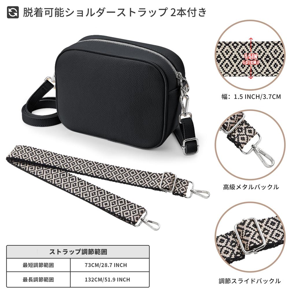 KALIDI Women's Small Shoulder Bag, Mini Bag, Shoulder Bag, Crossbody Bag, Multi-Layered, Waterproof, Lightweight, Solid Color, Large Capacity,