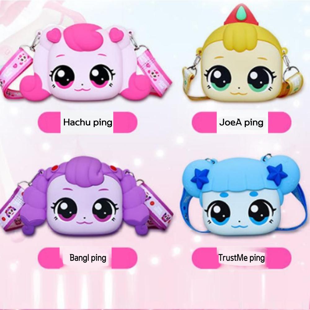Tiniping Character Face Silicone Bag