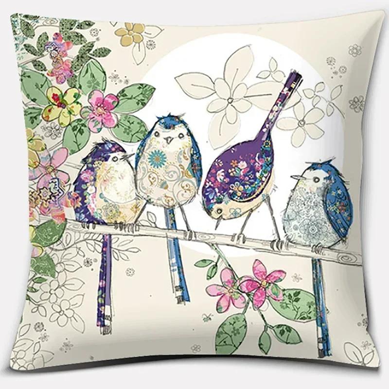 Animal Elephant Collection Home Decor Poszewka na poduszkę Kwadratowa poszewka na poduszkę Wystrój domowego biura