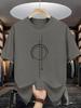 Summer Unisexs Casual Sports TShirt New Trendy European Style Printed TShirt Comfortable And Breathable ShortSleeved TShirt