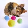 Saint Mike Fluffy Rolling Balls with Bells, Wool Felt, 7-Pack