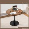 Compact Round Table: Ideal for Balcony, Living Room, or Business Meetings