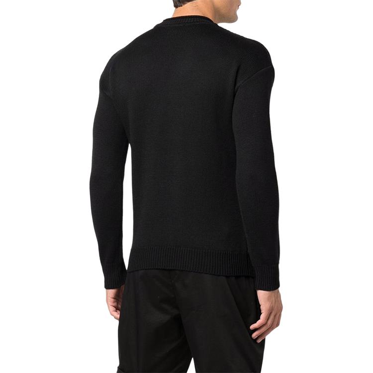 EMPORIO ARMANI FW21 Sweater Men's Black 6K1MT7-1MD7-Z0999