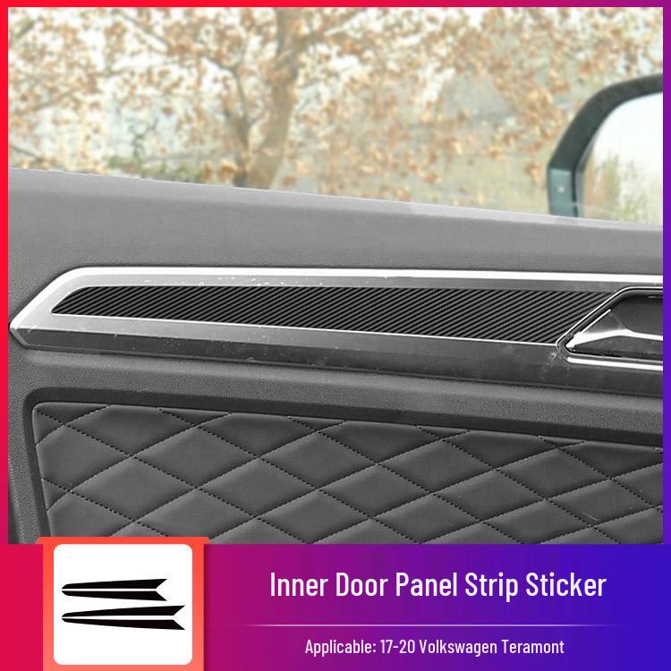 

Carbon Fiber Interior Trim for 2017-2021 Volkswagen Teramont: Center Console, Dashboard & Door Protection Sticker Set