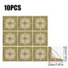 10PCS Peel and Stick Wall Decals for Home Decor Easy-Install Anti-Slip Floor Decals