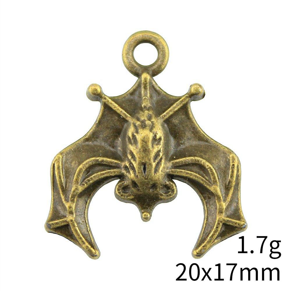 Valentýnský náramek s přívěsky Italský přívěsek s přívěsky pavouka a netopýra Publikum Mužský přívěsek