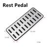 Car Fuel Brake Rest Foot Pedals Auto Pedal Cover for Hyundai Ix25 Creta Accent Verna Solaris for Kia K2 Rio Soul KX3 Accessories