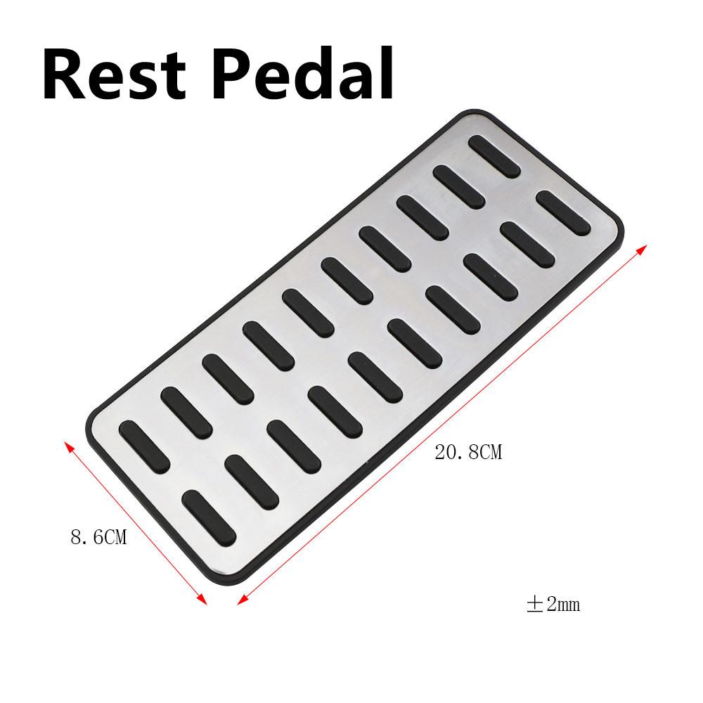 Auto Palivová brzda Nožní pedály Autopedal Cover pro Hyundai Ix25 Creta Accent Verna Solaris pro Kia K2 Rio Soul KX3 Příslušenství