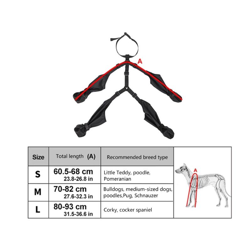 Dog Rain Booties Paw Protector AntiSlip Dog Shoes Outdoor Walking Rain Shoes Puppy Waterproof Foot Covers for Rainy Day