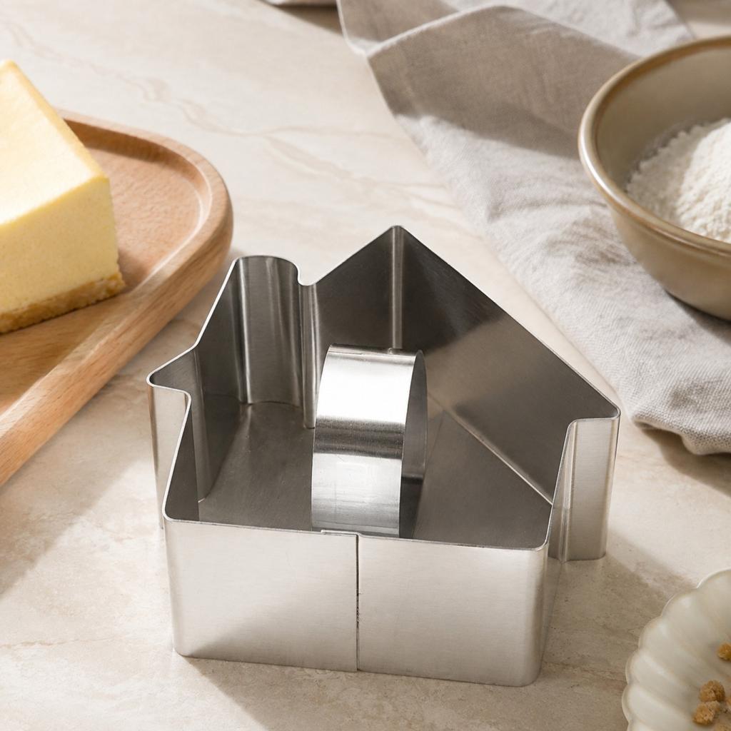 House-Shaped Stainless for Cheesecake and Baking