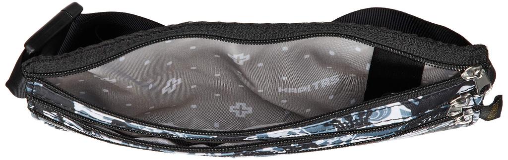 Hapitas Geheime Portemonnee H0069 - Draag uw waardevolle spullen verborgen en veilig, met een grote verscheidenheid aan patronen, 12 cm, 294 Alice Trump Grijs