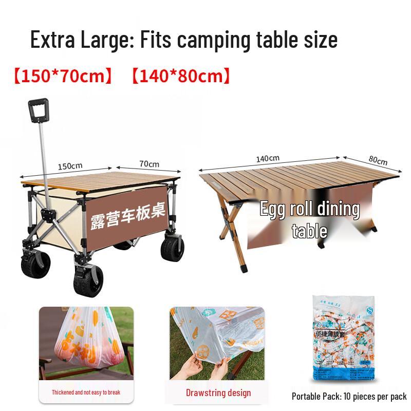 ZISIZ Outdoor Disposable Picnic Tablecloth