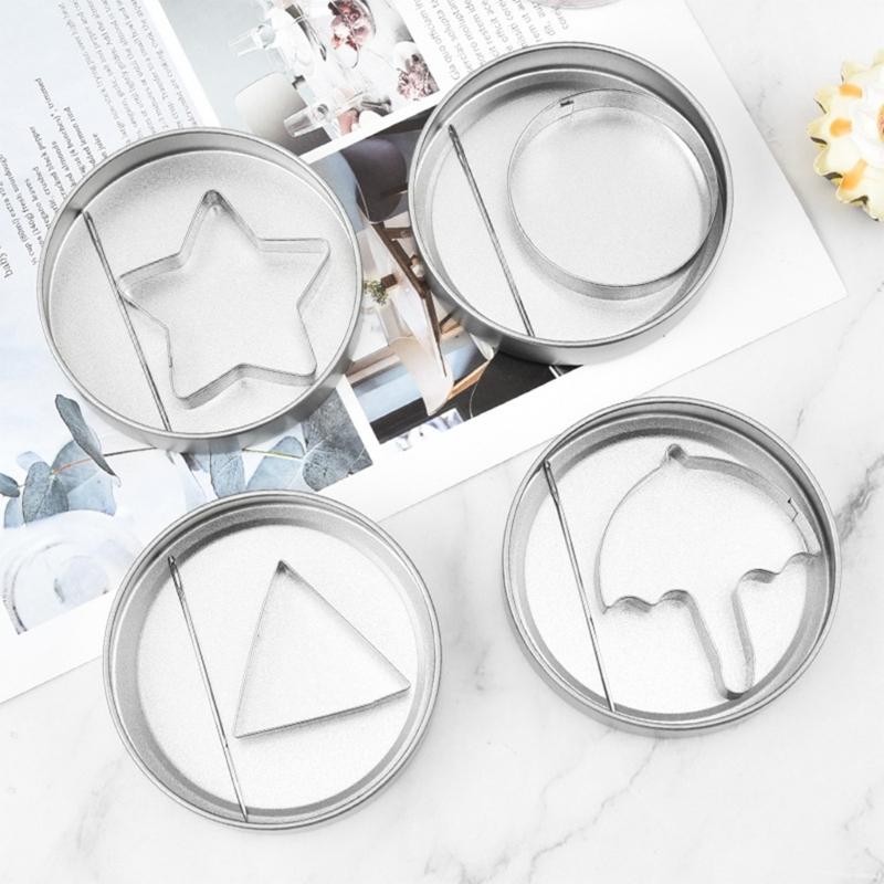 DIY Cookie Cutter Set Baking Tools Set Stainless Steel Biscuit Mold Set DIY Baking Supplies Perfect for Handmade Treats