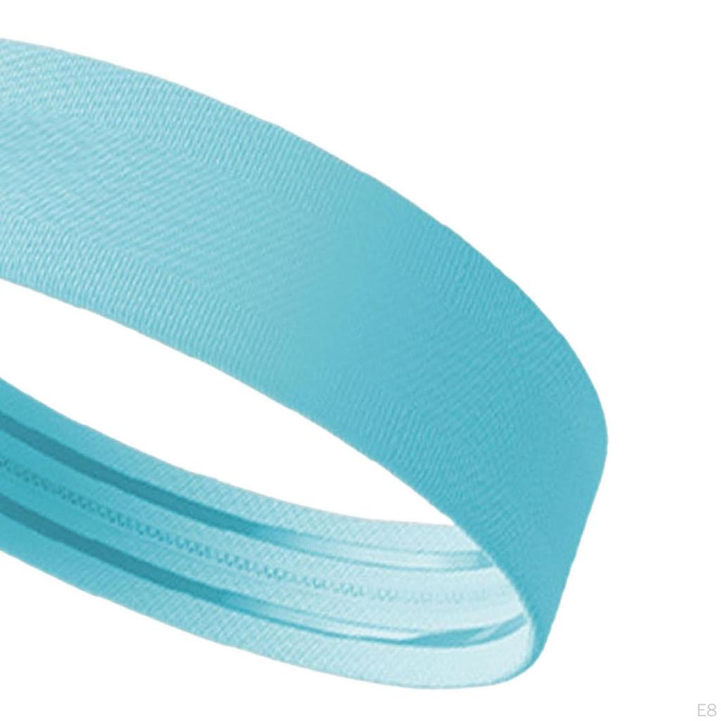 Lauf-Stirnband, elastisches Haarband, rutschfest, tragbar, Schweißband, Haarband für Yoga, Sport