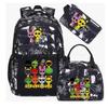 Backpack Sprunki Print 3 Pcs/set With Pencil Case Lunch Bags Kids Anime School Bags Boys Girls Teens Bagpacks