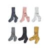 Solid Cotton Knitted Pantyhose Soft Kids Stocking 2023 New Children Tights  Spring Autumn