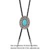 Ethnic Style Western Cowboy Style Necklace Long Leather Rope Necklace Retro Punk Necktie  Girls