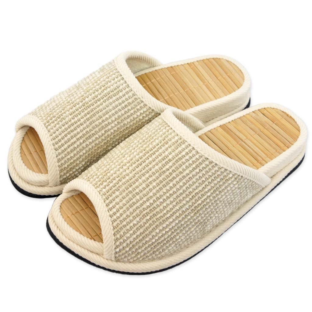 Hakihaki Kobo Tøfler av CREO D Cenote Mall Størrelse Bambus Stepping Laget i Buestøtte Opp til Beige - Tøfler, M, Tøfler, Japan, Stimulator, 24cm,