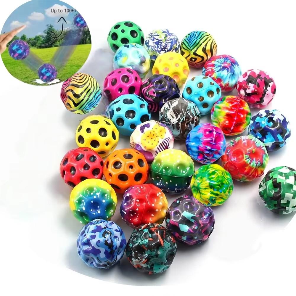 Palla con Foro Morbida Gomma Giocattolo Anti Gravità - Palline Estremamente Rimbalzanti Giochi all'Aperto Sport Giocattolo Rimbalzante Anti Stress