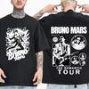 Bruno Mars Tour 2026 Fanouškovské Dárkové Tričko Muž Žena Harajuku Krátký Rukáv Kulatý Výstřih Ležérní Košile