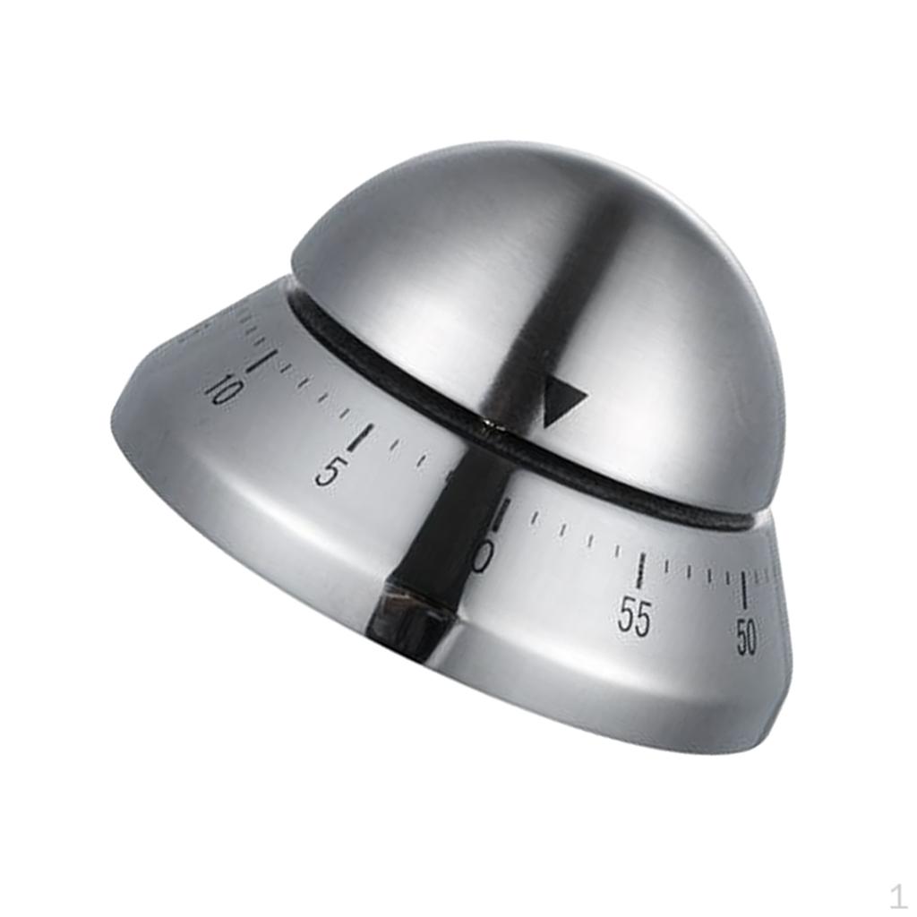 Kitchen Cooking Counter Alarmer,Stainless Steel Round
